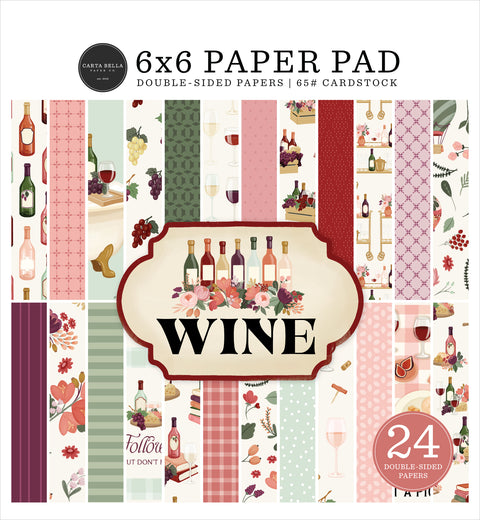 Carta Bella - Wine - 6x6 Paper Pad