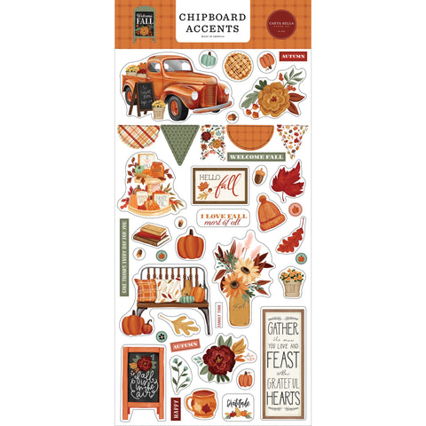 Carta Bella - Welcome Fall - Chipboard Accents