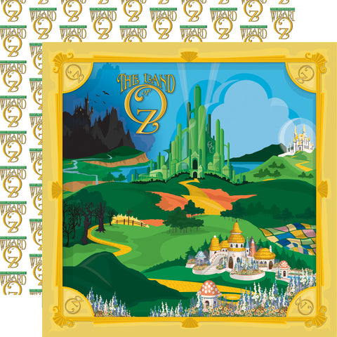 Carta Bella - Wizard of Oz - 12x12 Single Sheet / The Land of Oz