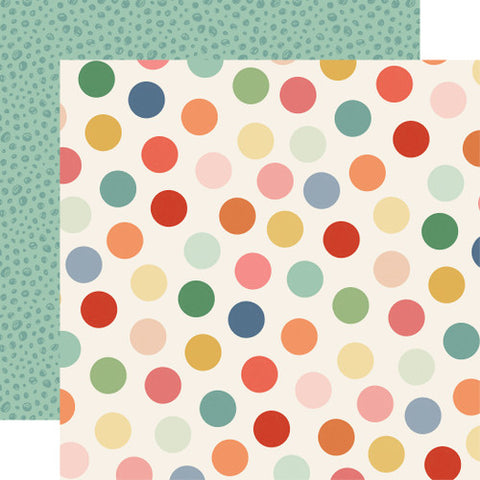 Carta Bella - They Say It's Your Birthday - 12x12 Single Sheets - Hip Hip Hooray Dots