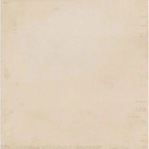 Photo Play - Christmas Junque- 12x12 Single Sheets / Cream Green Plaid