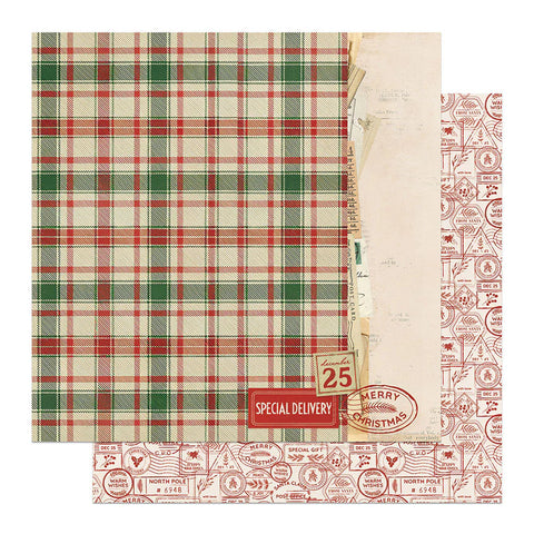 Photo Play - Christmas Junque- 12x12 Single Sheets / Christmas Time