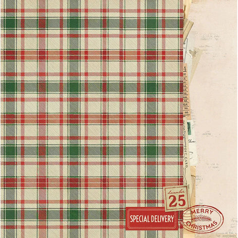 Photo Play - Christmas Junque- 12x12 Single Sheets / Christmas Time