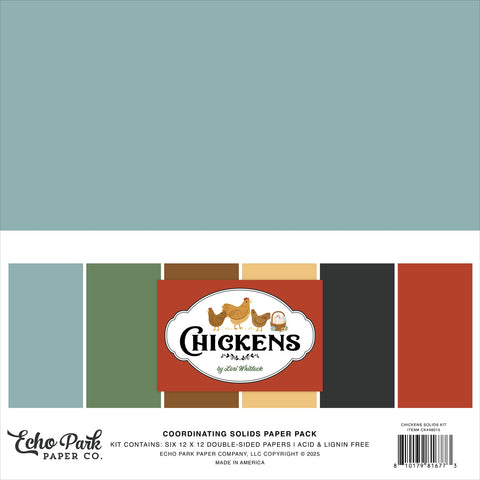 Echo Park - Chickens - Solids Kit