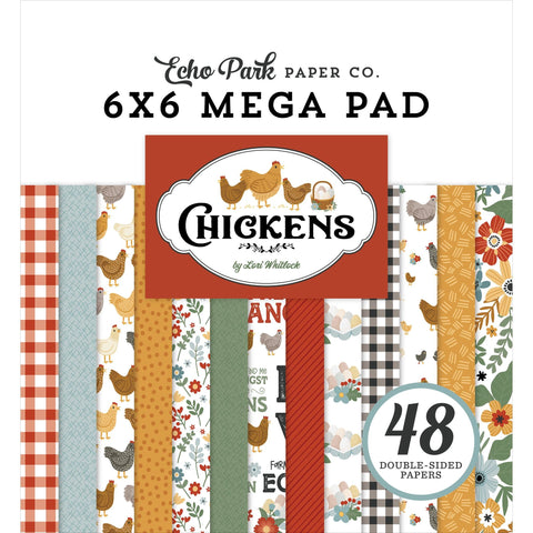 Echo Park - Chickens - 6x6 Mega Pad