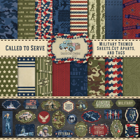 Country Craft Creations - Called to Serve - 12x12