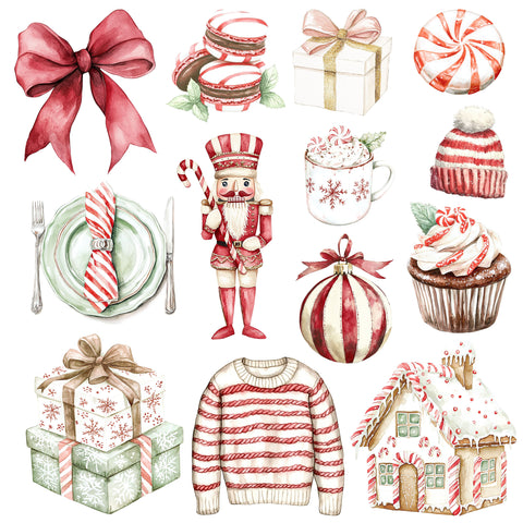 Country Craft Creations - Christmas Delights - 8x8 - Cotton Bristol