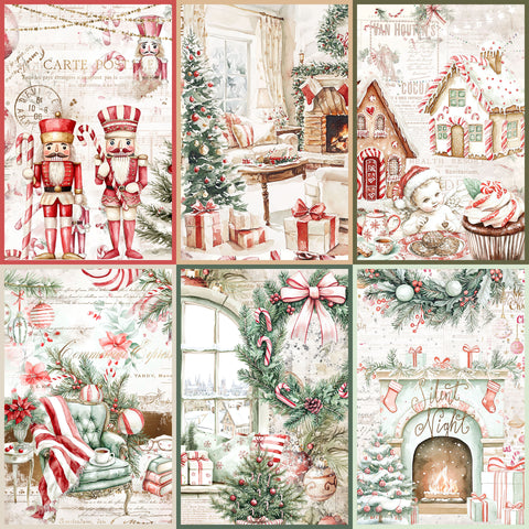 Country Craft Creations - Christmas Delights - 8x8 - Cotton Bristol