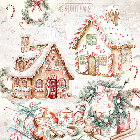 Country Craft Creations - Christmas Delights - 8x8 - Cotton Bristol