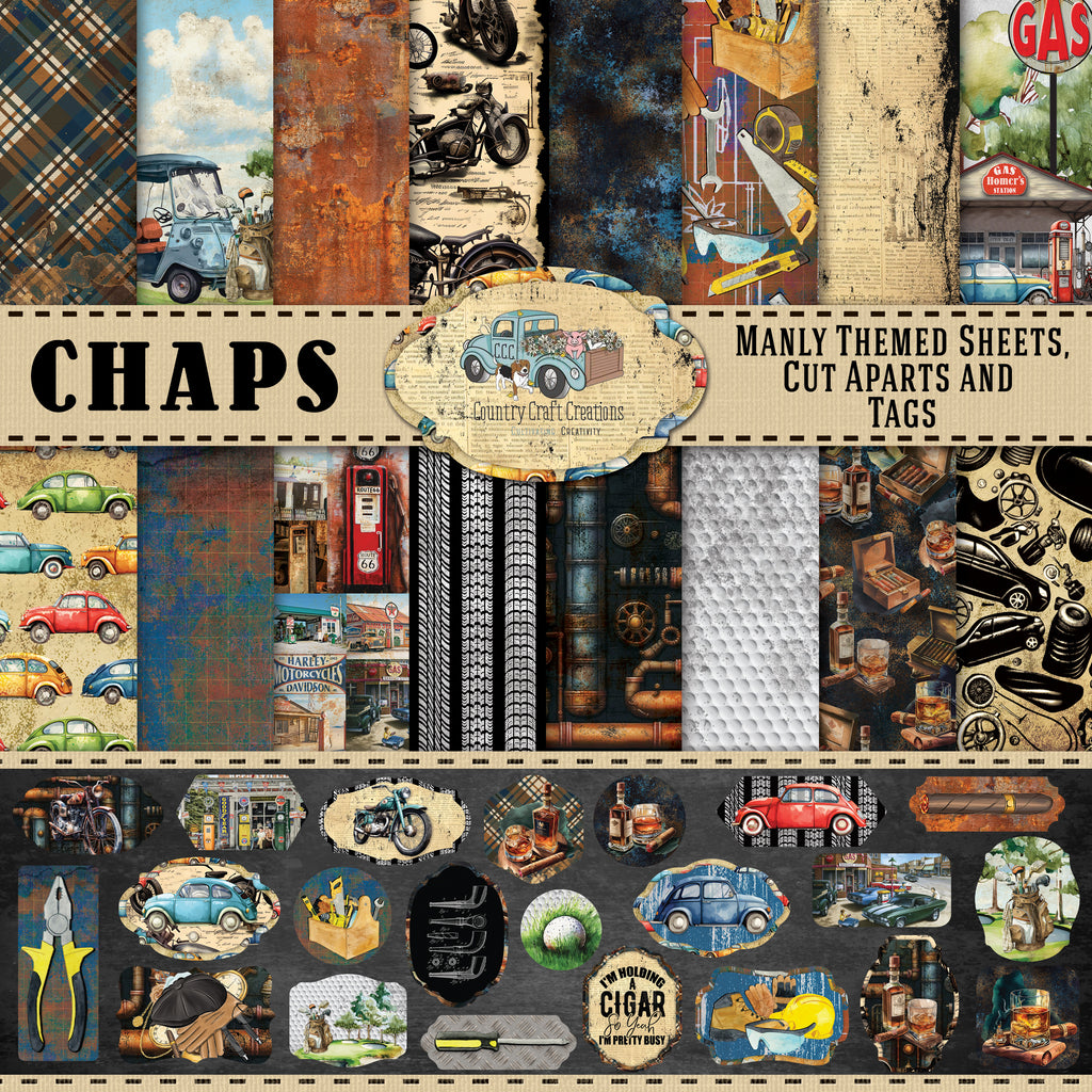 Country Craft Creations - Chaps - 12x12 28 Sheet Collection Pack