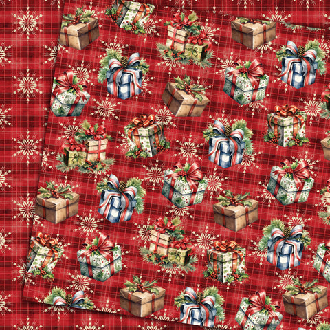 Country Craft Creations - Christmas at the Inn - 8x8 - Cotton Bristol