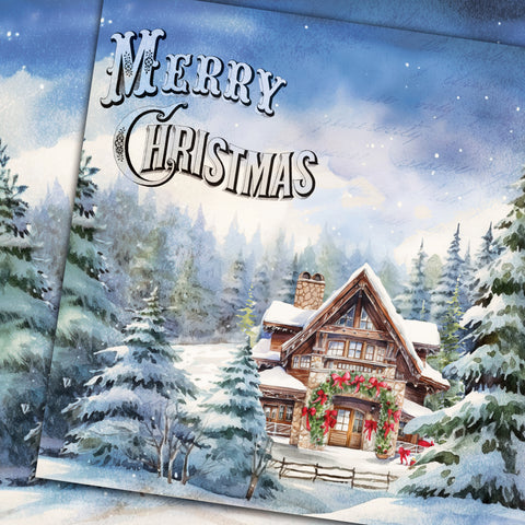 Country Craft Creations - Christmas at the Inn - 8x8 - Cotton Bristol