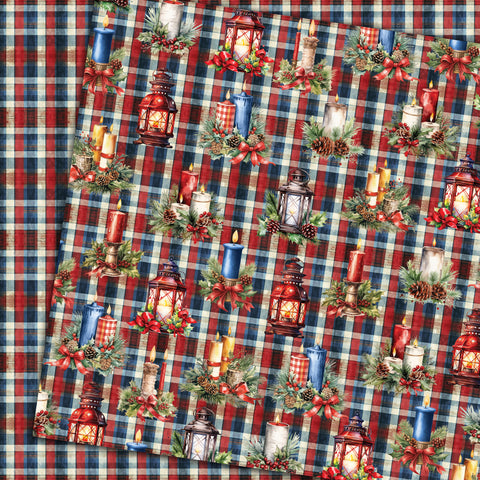 Country Craft Creations - Christmas at the Inn - 12x12 - Cotton Bristol