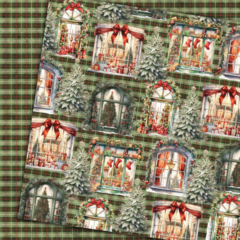 Country Craft Creations - Christmas at the Inn - 12x12 - Cotton Bristol
