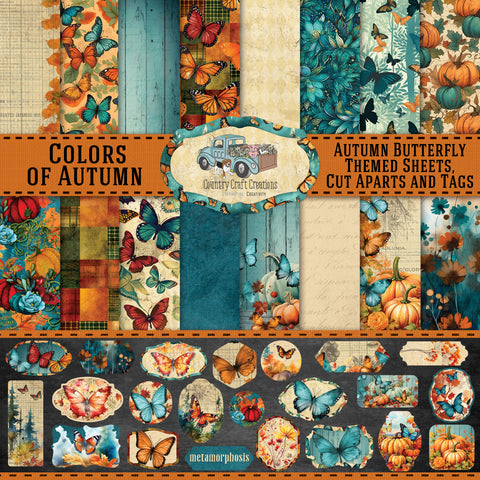 Country Craft Creations - Colors of Autumn - 8x8 27 Sheet Collection