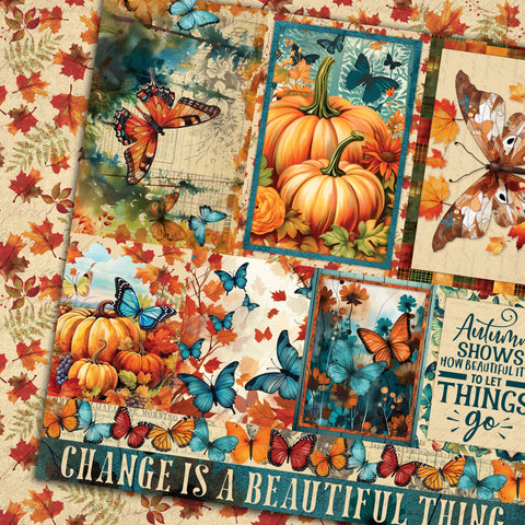 Country Craft Creations - Colors of Autumn - 8x8 27 Sheet Collection