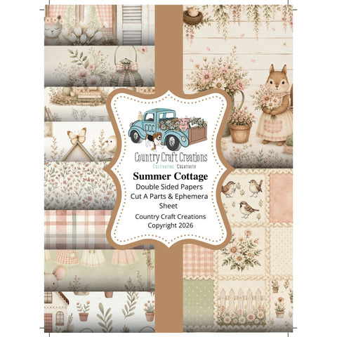 Country Craft Creations - Summer Cottage - 6x8