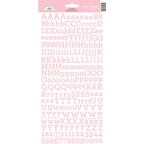 Doodlebug - My Type Alphabet Stickers - Cupcake
