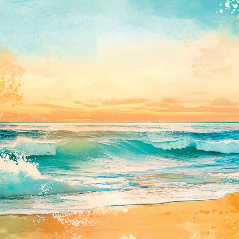 49 & Market - Beach Vibes - 12x12 Single Sheets - Seashells