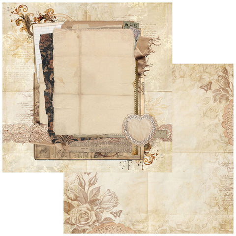 49 & Market - Nostalgic Memories - 12x12 Single Sheets - Cherish