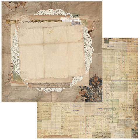 49 & Market - Nostalgic Memories - 12x12 Single Sheets - Memory