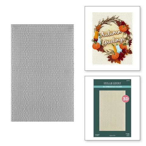 Spellbinders - Dimpled 3D Embossing Folder from the Texture & Foliage Collection