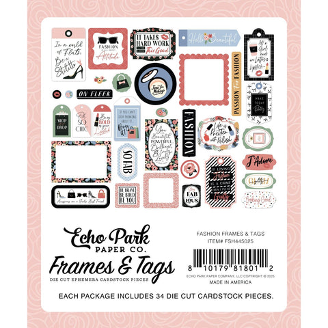 Echo Park - Fashion - Frames & Tags