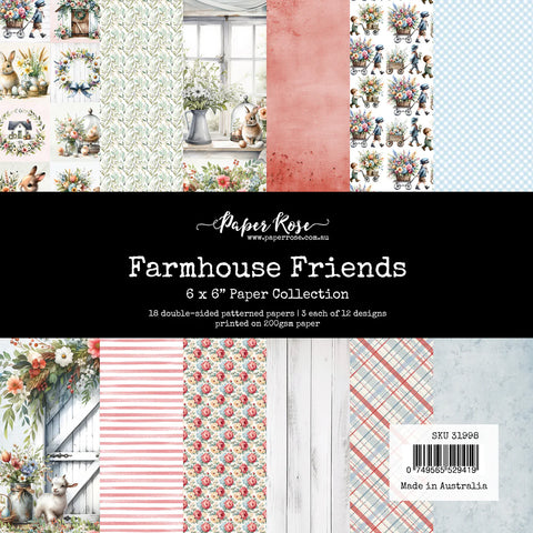 Paper Rose - Farmhouse Friends - 6x6 Paper Collection