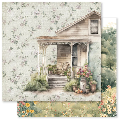 Paper Rose - Farmhouse Friends - Backgrounds 12x12 Single Sheets / A