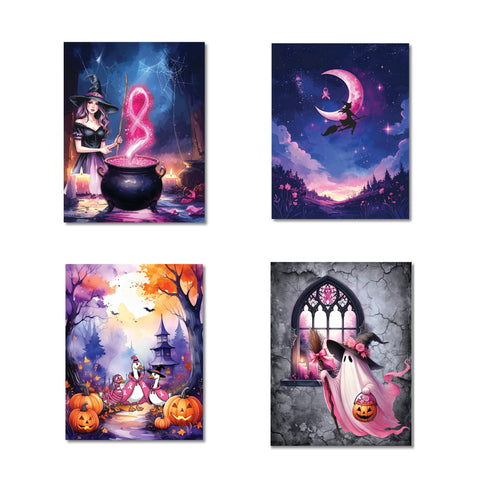 Country Craft Creations - Card Fronts - Fearless & Fa-BOO-lous