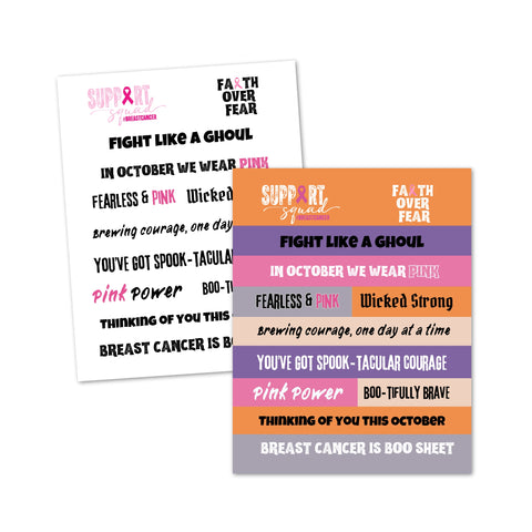 Country Craft Creations - Card Fronts - Fearless & Fa-BOO-lous