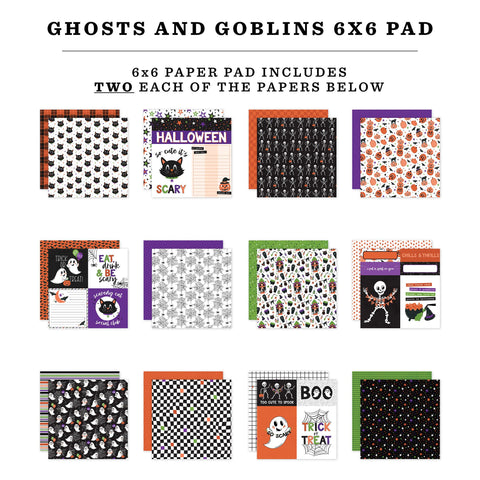 Echo Park - Ghosts & Goblins  - 6x6 Paper Pad