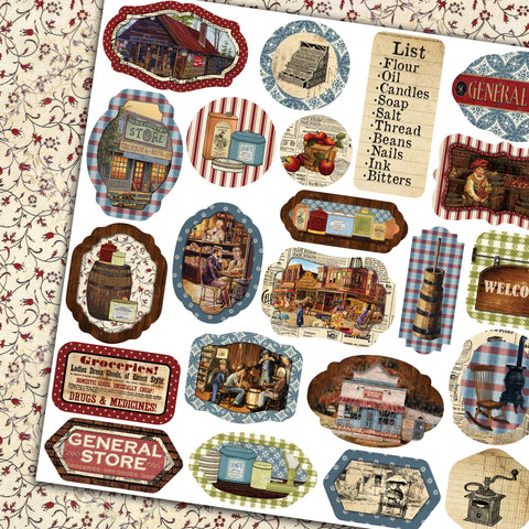 Country Craft Creations - General Store - 12x12 - Cotton Bristol