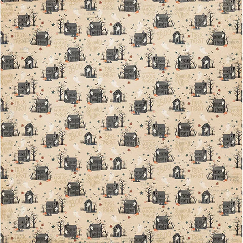 Photo Play - Halloween Junque- 12x12 Single Sheets / Haunted mansion