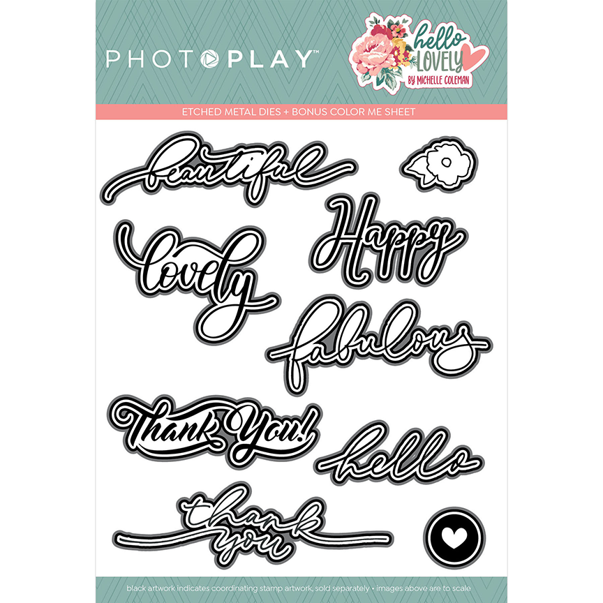Photo Play - Hello Lovely - Die Set