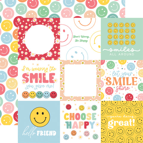 Echo Park - Have A Nice Day - 12x12 Single Sheet / 4x4 Journaling Cards
