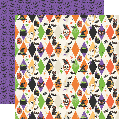 Echo Park - Halloween Parade - 12x12 Single Sheets/ Halloween Friends