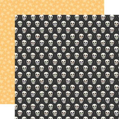 Echo Park - Halloween Parade - 12x12 Single Sheets/ Bone Chilling Faces