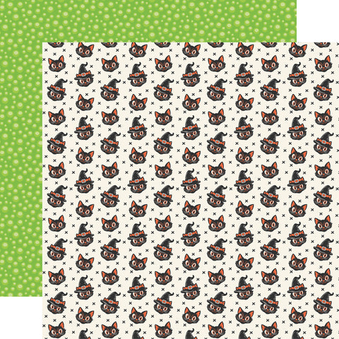 Echo Park - Halloween Parade - 12x12 Single Sheets/ Scared-y Cats