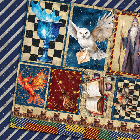 Country Craft Creations - Adventures in Magic - 12x12- 27 Sheets Collection Pack with Die Cuts