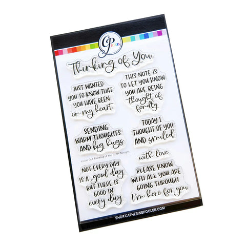 Catherine Pooler - Inside Out Thinking of You Sentiments Stamp Set