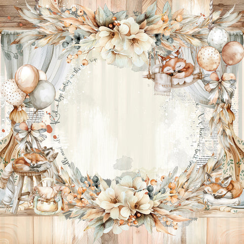 49 & Market - Little Dreamer - Double-Sided Cardstock 12x12 - Dozing Darlings