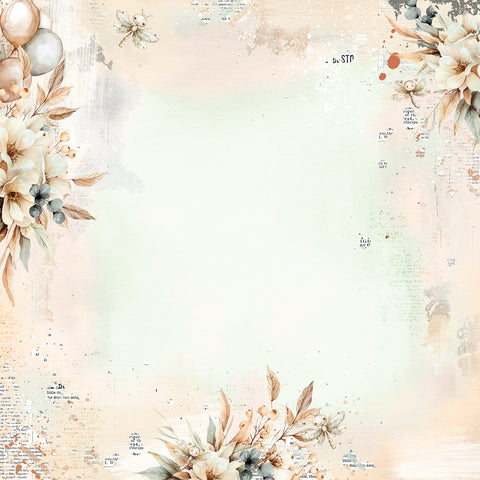 49 & Market - Little Dreamer - Double-Sided Cardstock 12x12 - Dozing Darlings