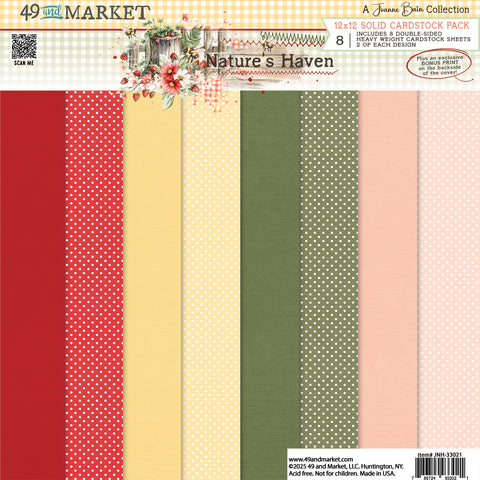 49 & Market - Nature's Haven - 12x12 Solids Collection Pack