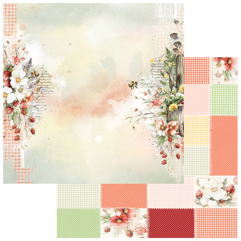 49 & Market - Nature's Haven - 12x12 Single Sheets - Busy Bee