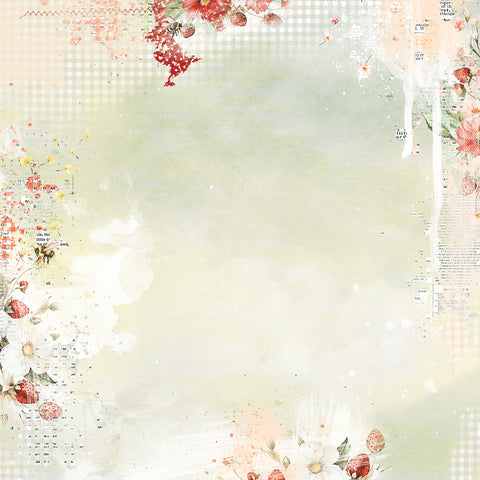 49 & Market - Nature's Haven - 12x12 Single Sheets - Simply Sweet