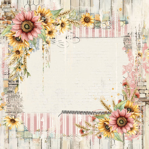 49 & Market - Whispering Ways - 12x12 Solid Single Sheets - Country Roots