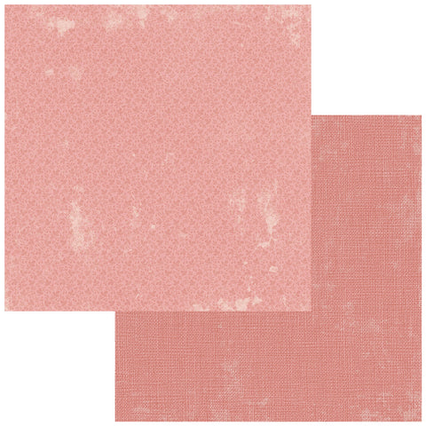 49 & Market - Whispering Ways - 12x12 Solid Single Sheets - Dusty Rose