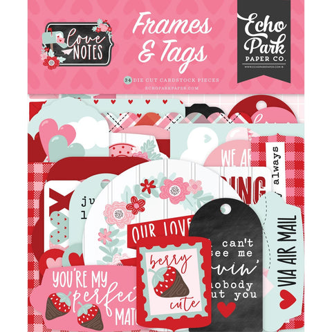 Echo Park - Love Notes - Frames & Tags