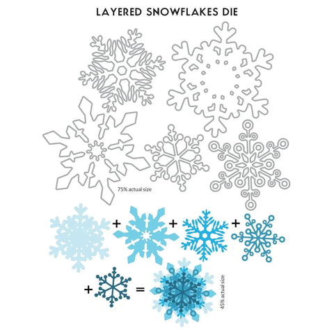 Altenew -Layered Snowflakes Die Set